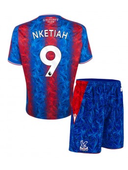 Crystal Palace Eddie Nketiah #9 Replika Hemmakläder Barn 2024-25 Kortärmad (+ byxor)